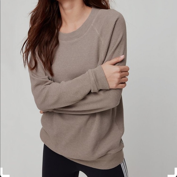 Aritzia TNA Andrews Thermal Long Sleeve Top